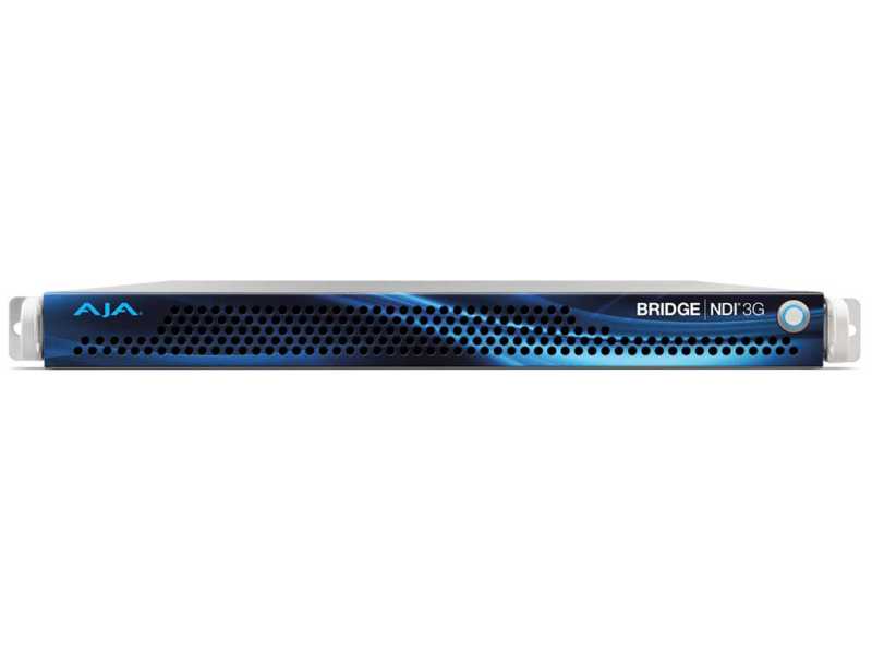 AJA BRIDGE NDI 3G, Konvertierung zu/von SDI und Newtek NDI® Video-over-IP AJA BRIDGE NDI 3G, Konvertierung zu/von SDI und Newtek NDI® Video-over-IP